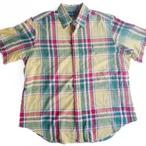 Ralph Lauren Plaid Button Up Size XL